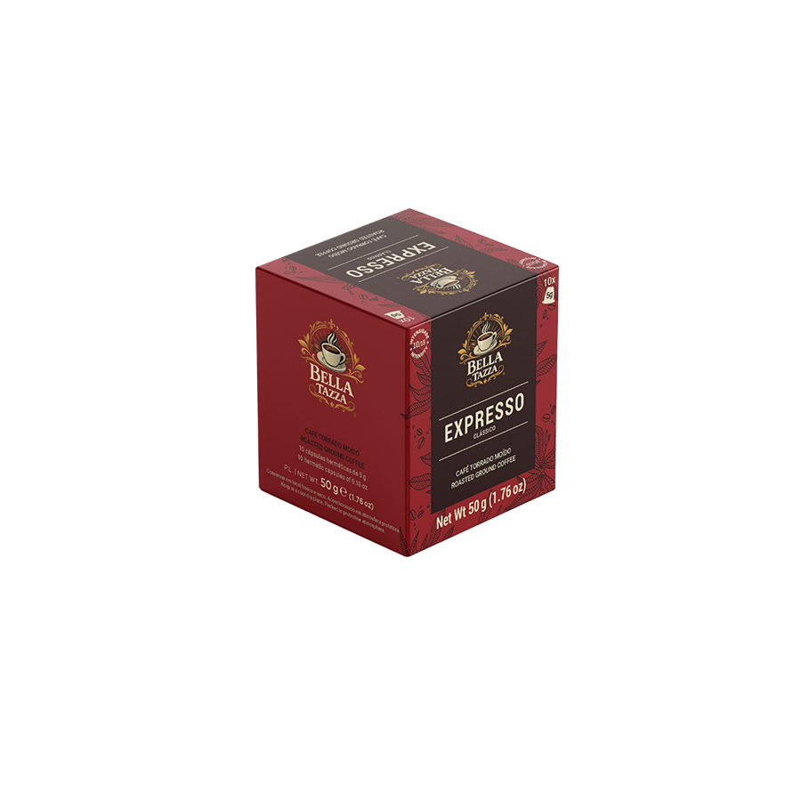 Bella Tazza Cápsulas de Café Expresso Clássico Compatível Nespresso 10 un