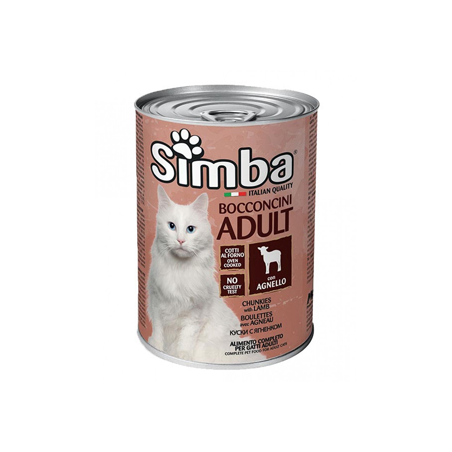 Simba Comida Húmida para Gato - Carne de Cordeiro 415 gr