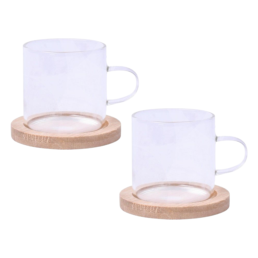 Conjunto 2 Chávenas com Base