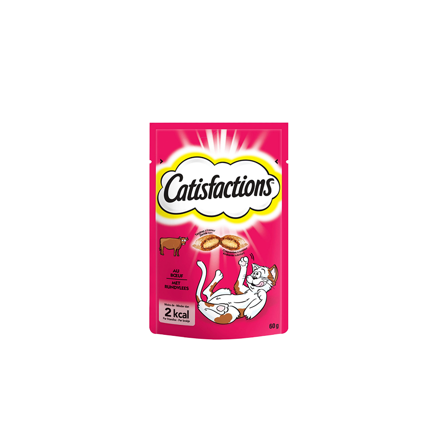 Catisfactions Snack para Gato de Carne 60 gr