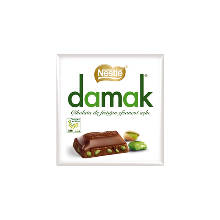 Chocolate de Leite com Pistáchio Nestlé Damak 60 g