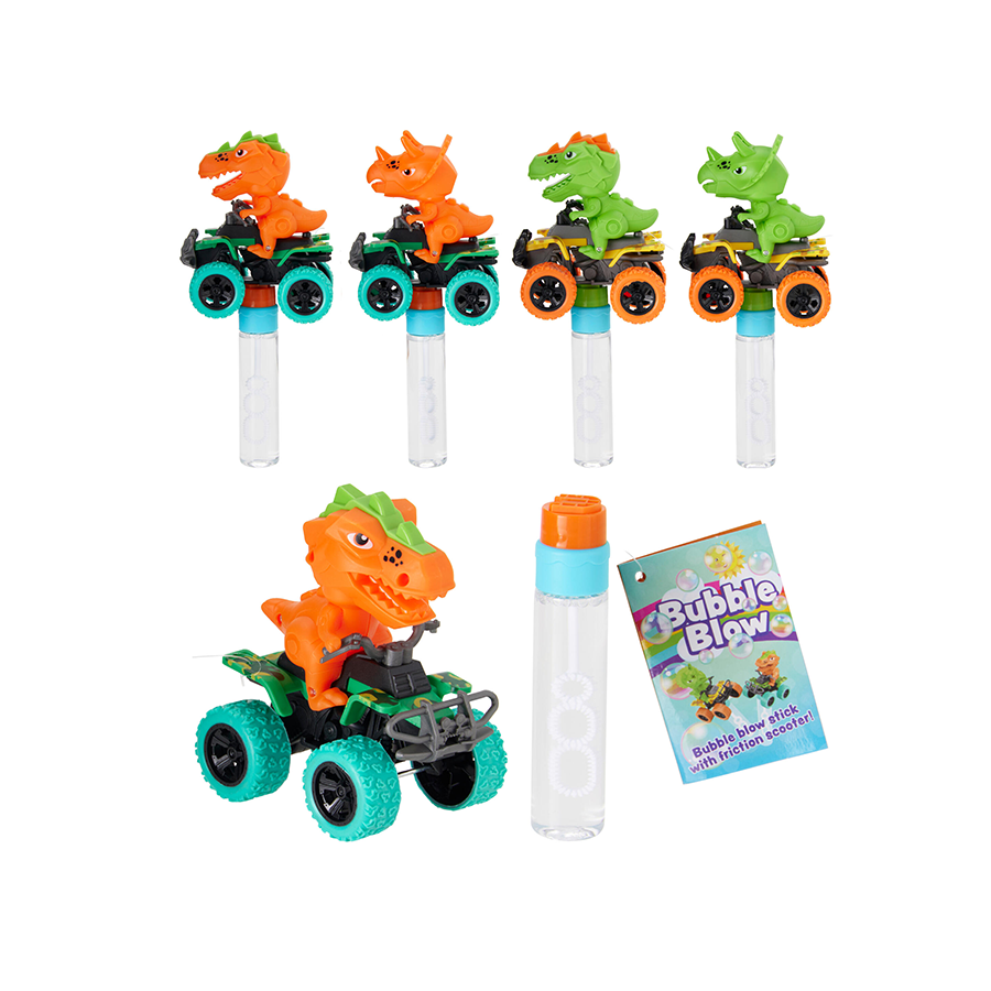 Dinossauro com Carro Bolhas de Sabão 35 ml