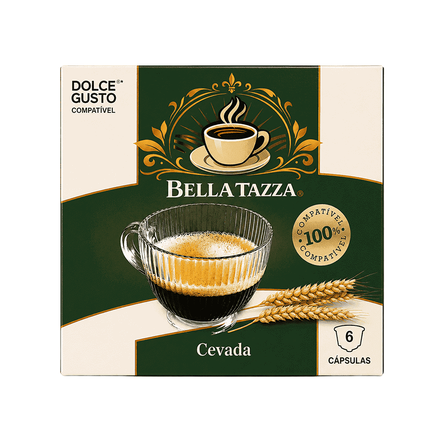 Bella Tazza Cápsulas de Cevada Compatível Dolce Gusto 6 un