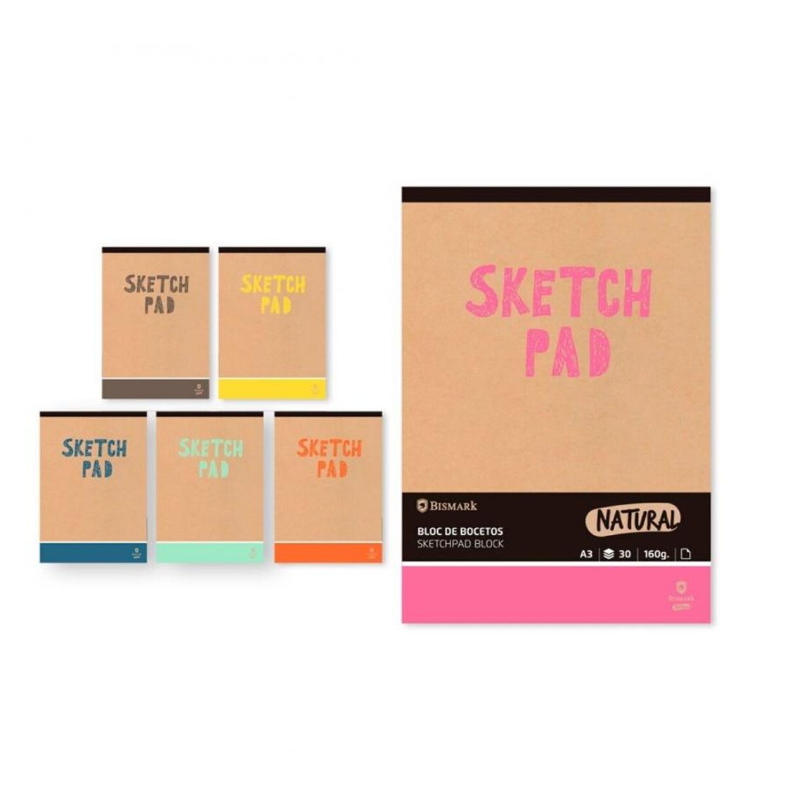Bloco de Desenho Sketch Pad 30 Folhas 160 g