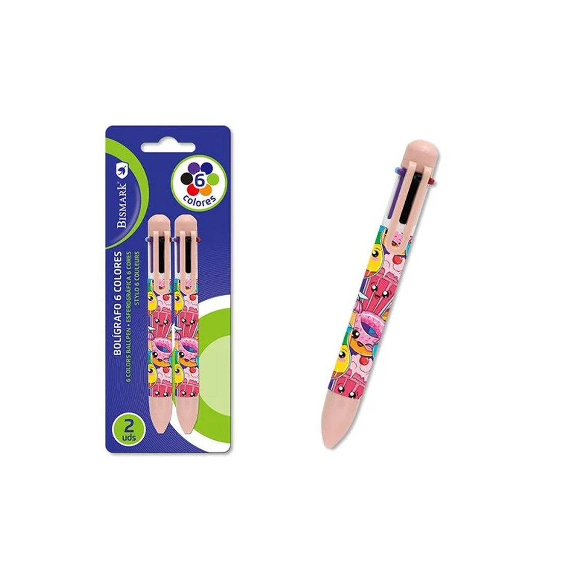 Conjunto 2 Canetas de 6 Cores