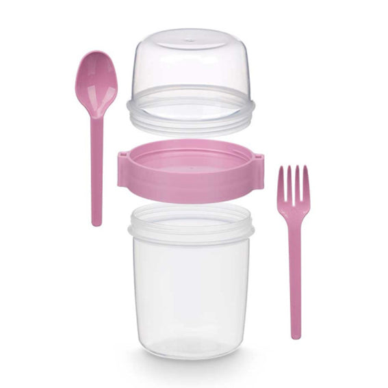 Copo com Talheres 1100 ml