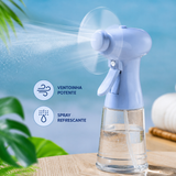 Ventoinha Portátil com Pulverizador em Spray