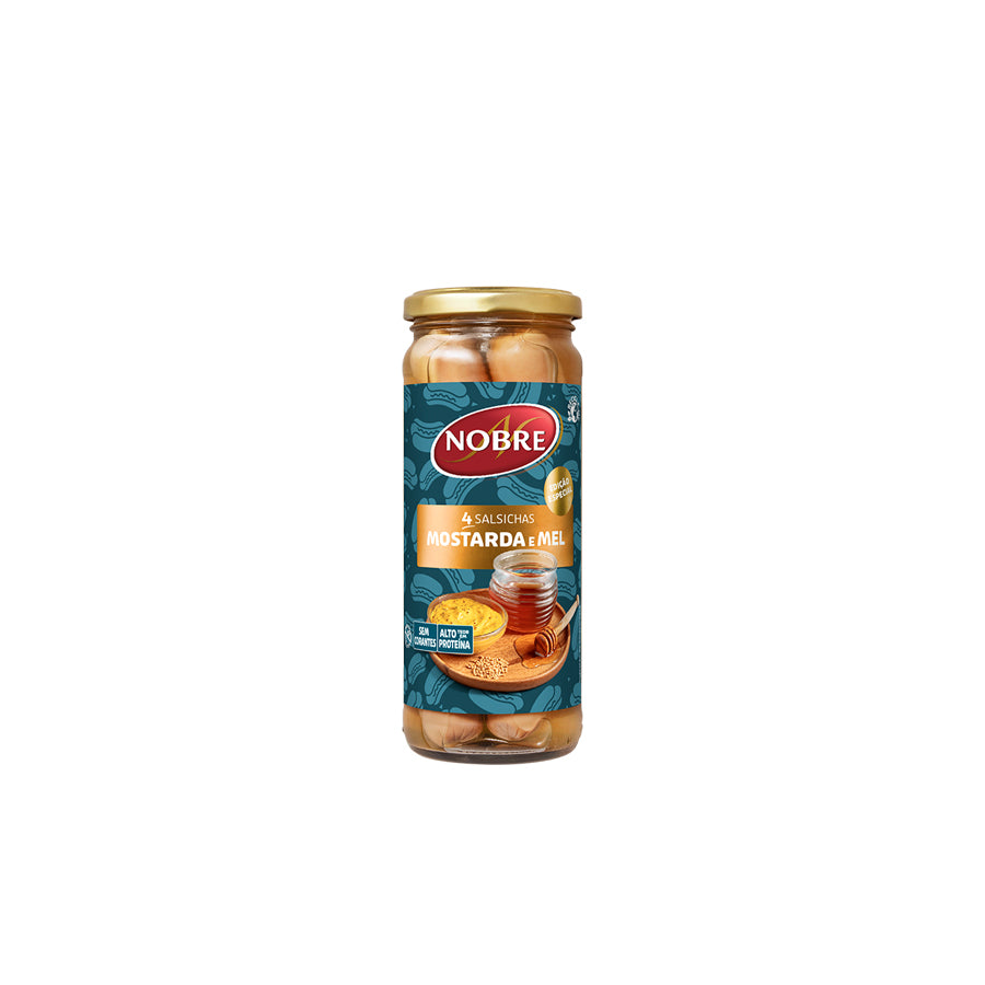 Nobre Salsichas Hot Dog Mostarda e Mel 210 gr